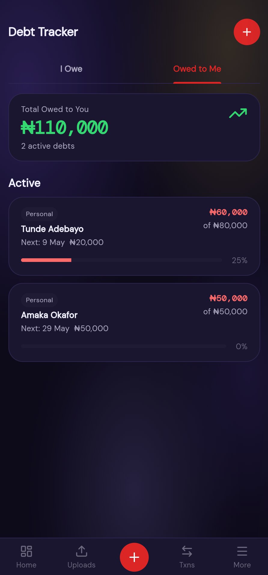 Debt Tracker